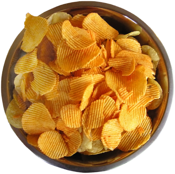 Bowl Crunchy Chips Transparent PNG Image
