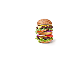 King Whopper Hamburger Slider Cheeseburger Veggie Burger PNG Image