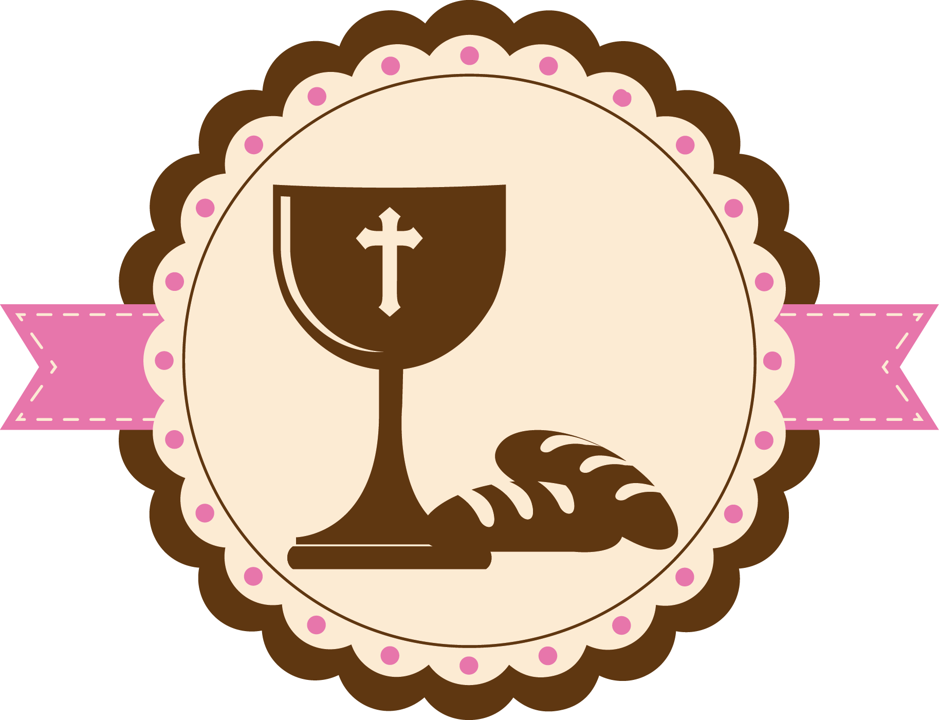 Vector Eucharist Communion Icon First Transparent PNG Image
