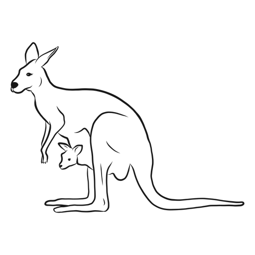 Kangaroo Joey Transparent PNG Image