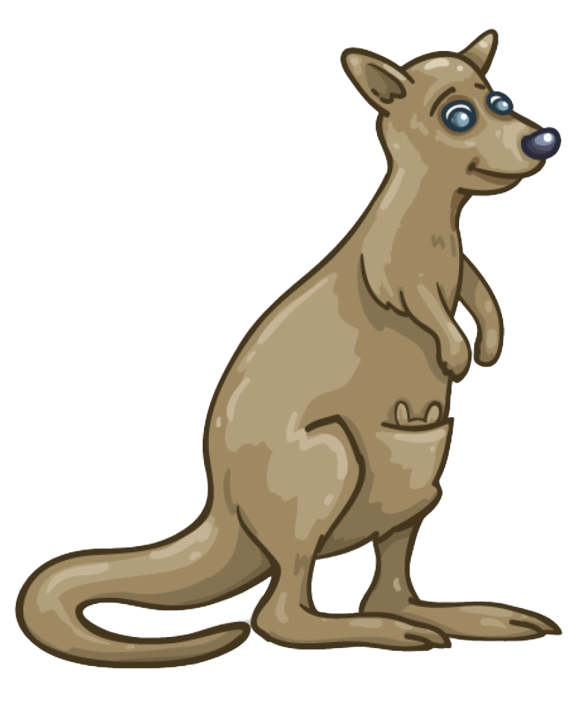 Wallaby Kangaroo Transparent PNG Image