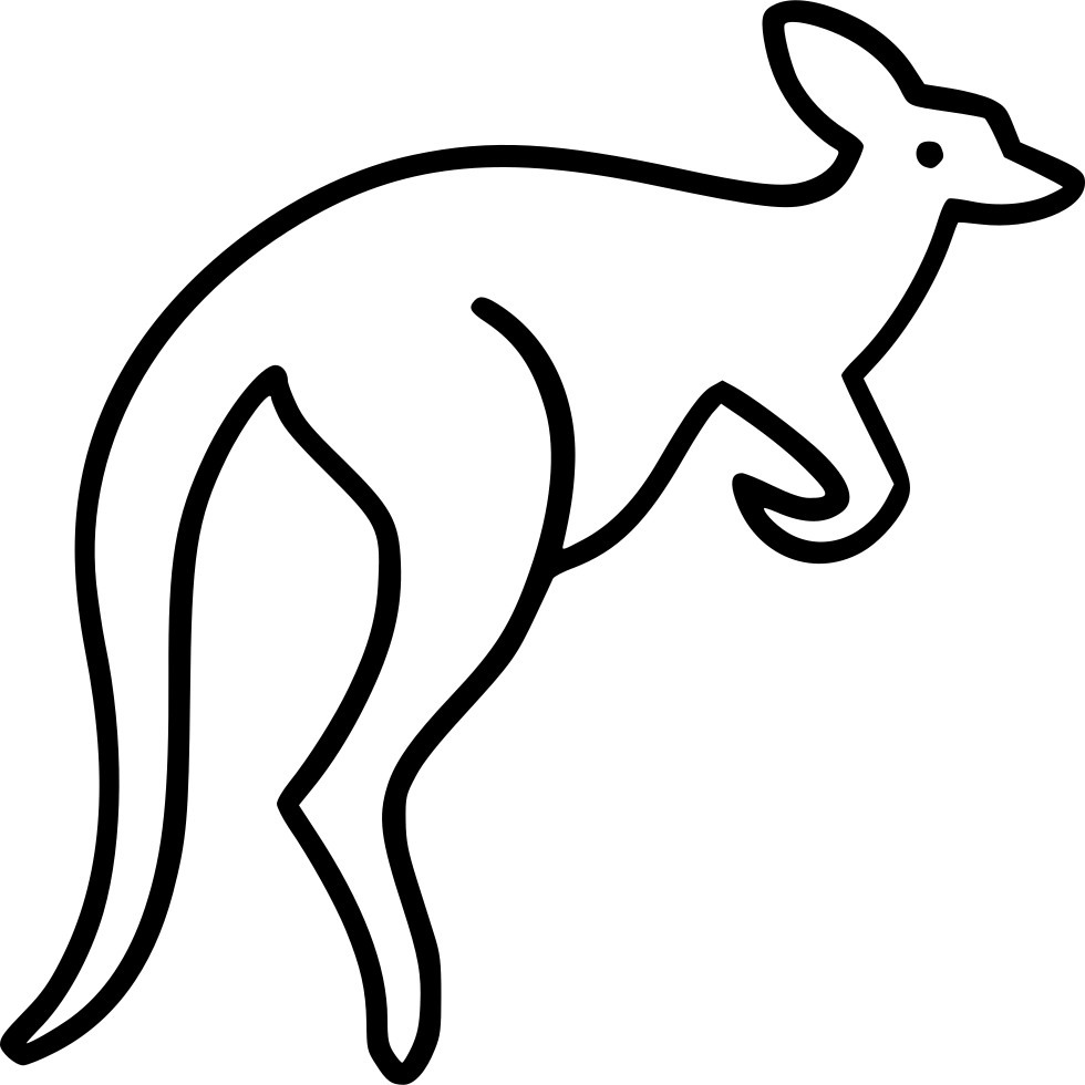Kangaroo Vector Transparent PNG Image