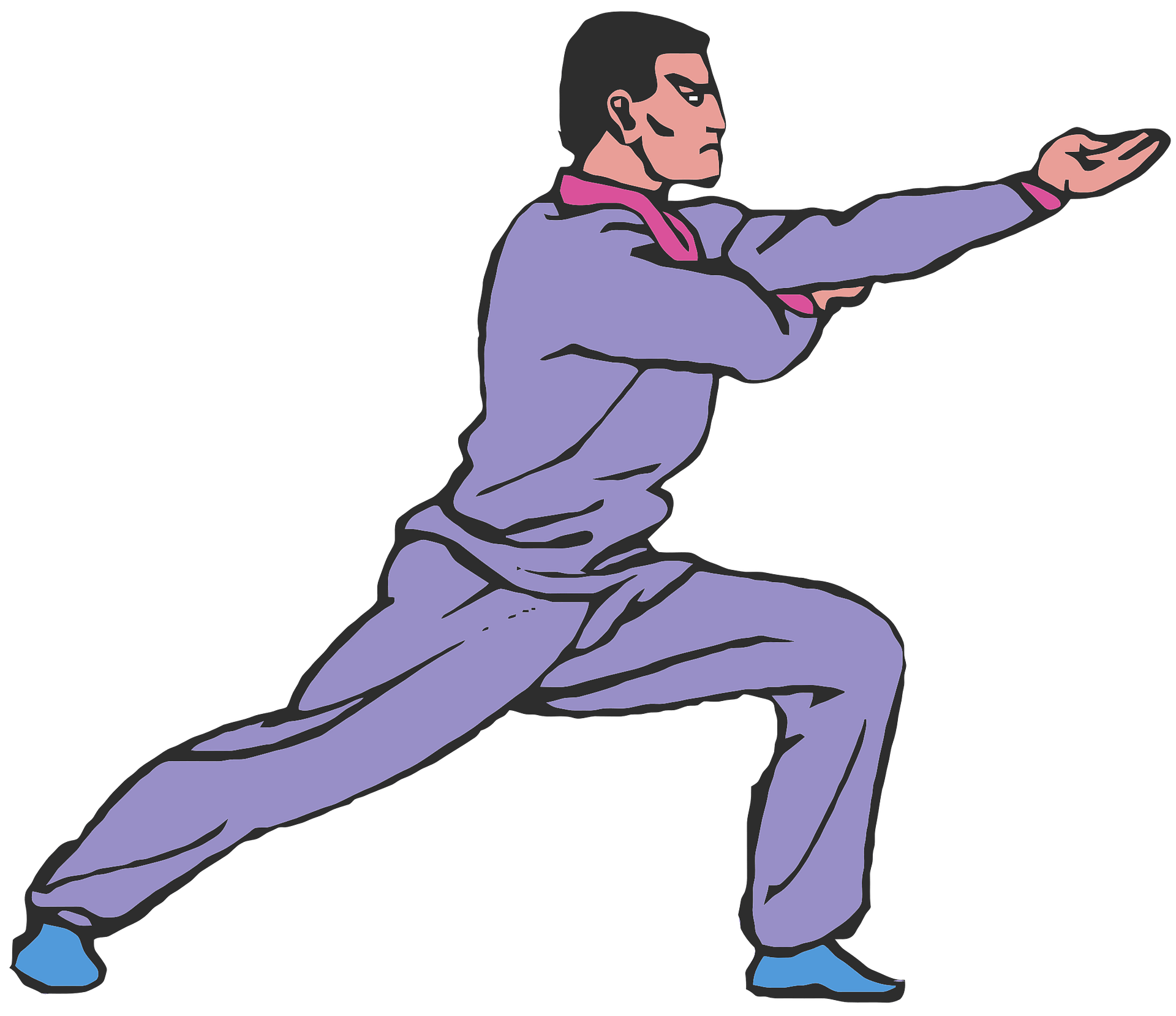 Karate Male Fighter Transparent PNG Image
