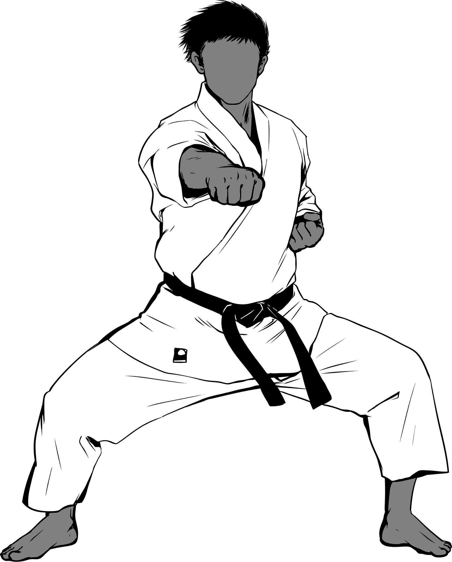 Karate Martial Male Fighter Transparent PNG Image
