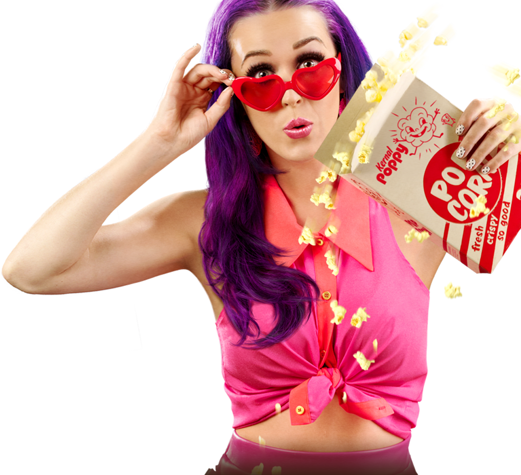 Purple Katy Hair Perry Transparent PNG Image