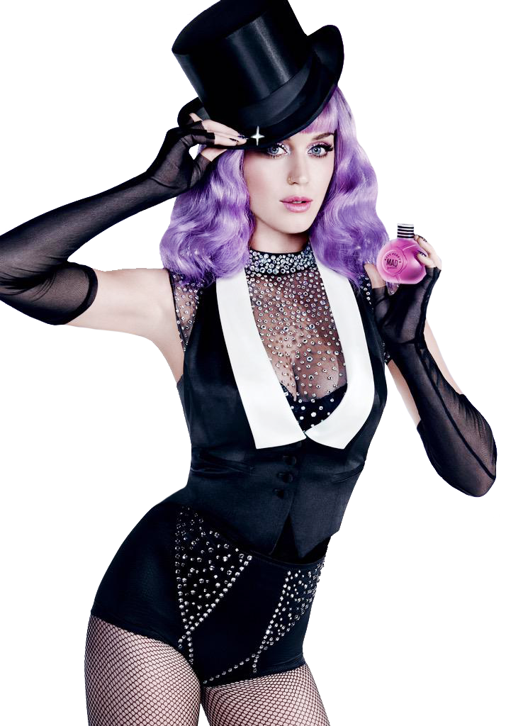 Purple Katy Hair Perry Transparent PNG Image