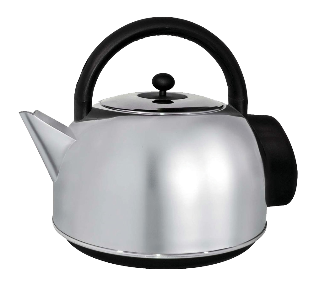 Kettle Silver Transparent PNG Image