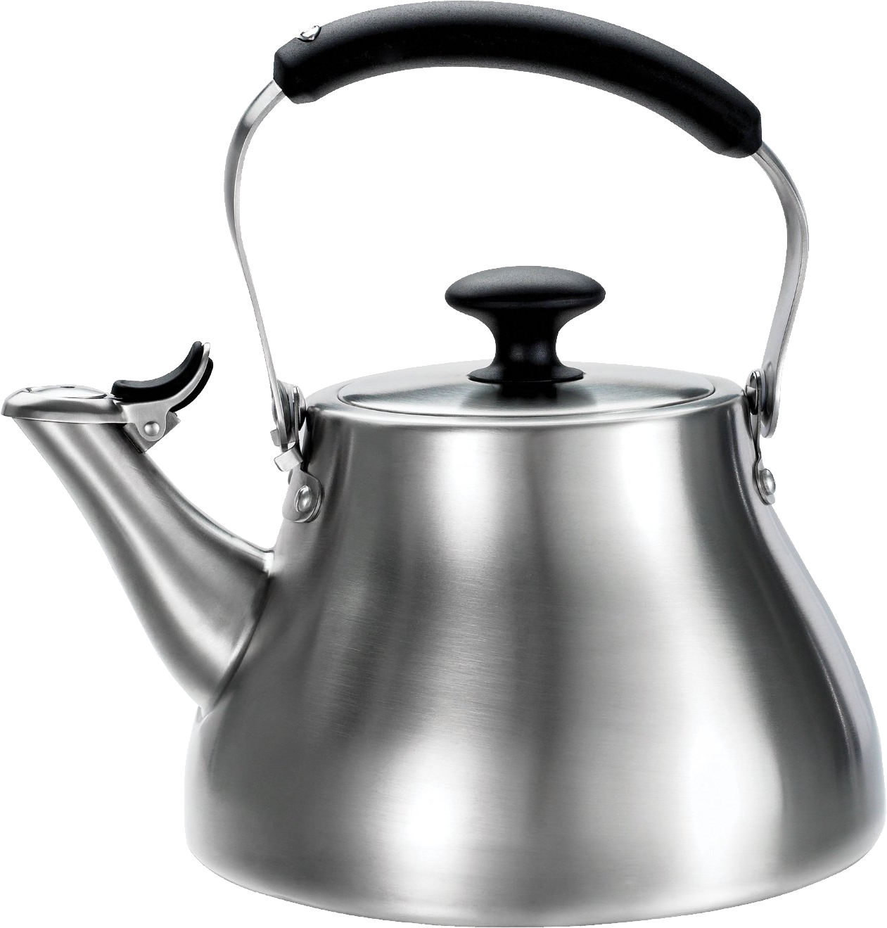 Kettle Silver Transparent PNG Image
