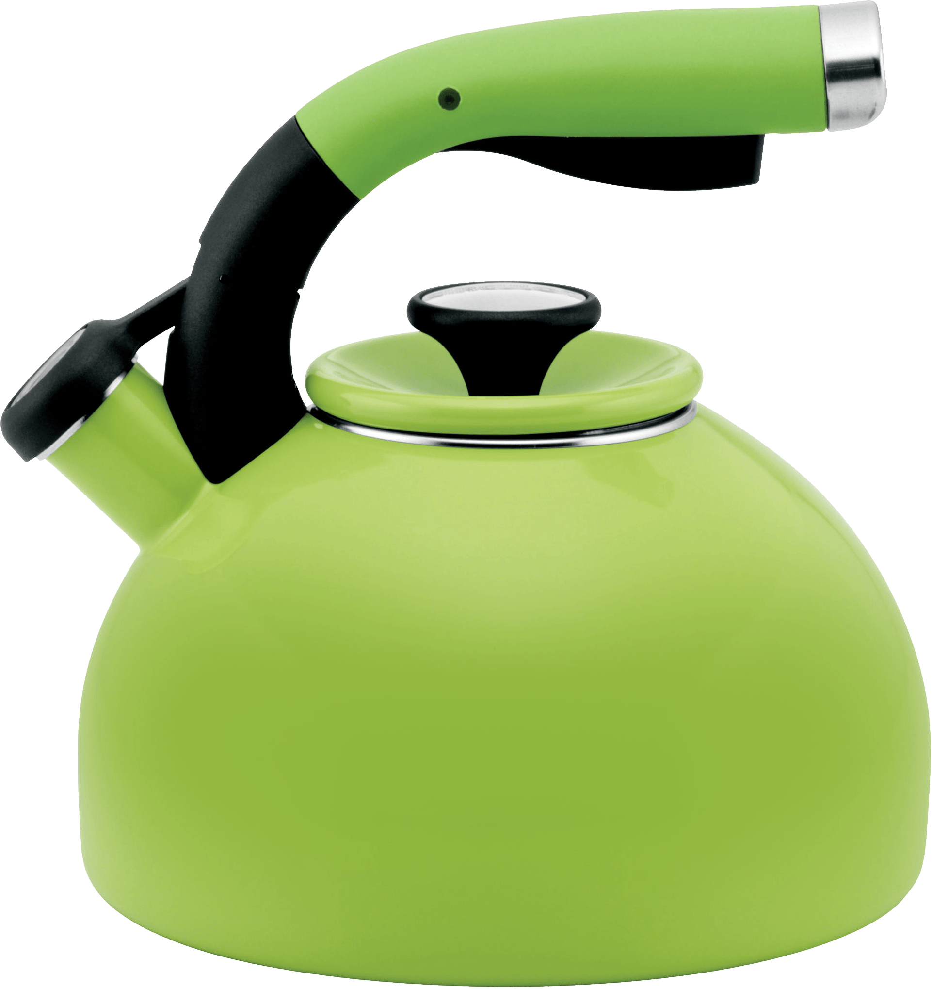 Green Kettle Transparent PNG Image