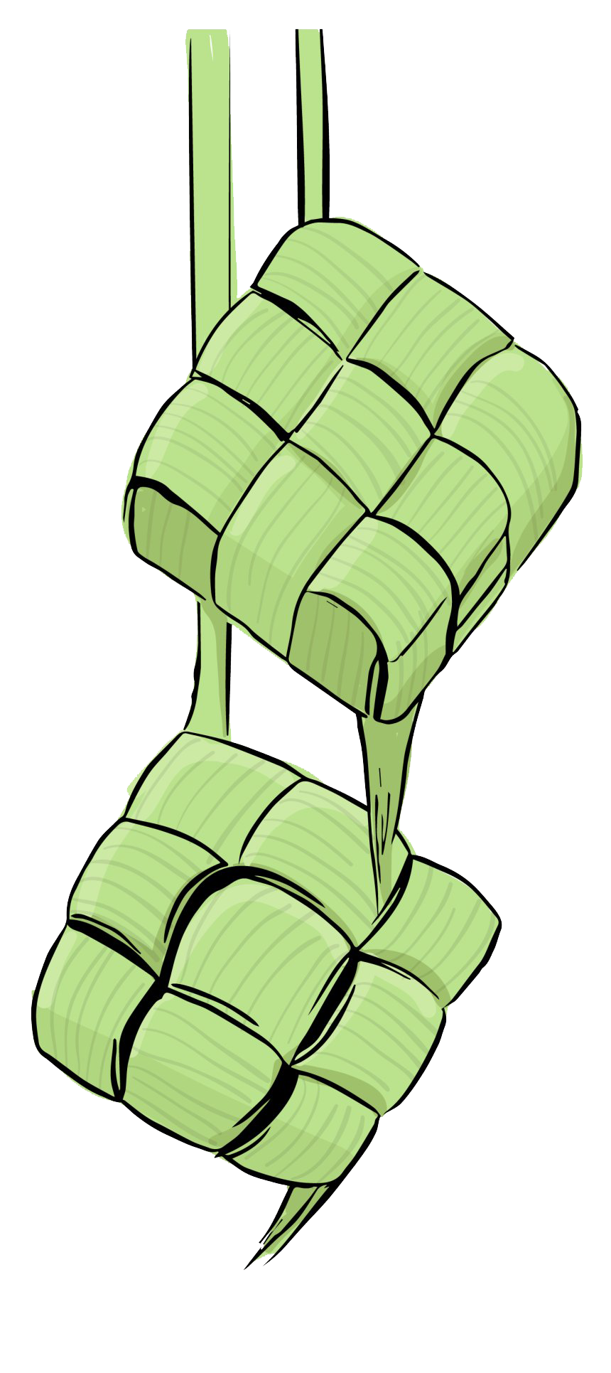 Dish Ketupat Transparent PNG Image