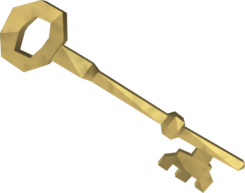 Antique Key Gold Transparent PNG Image