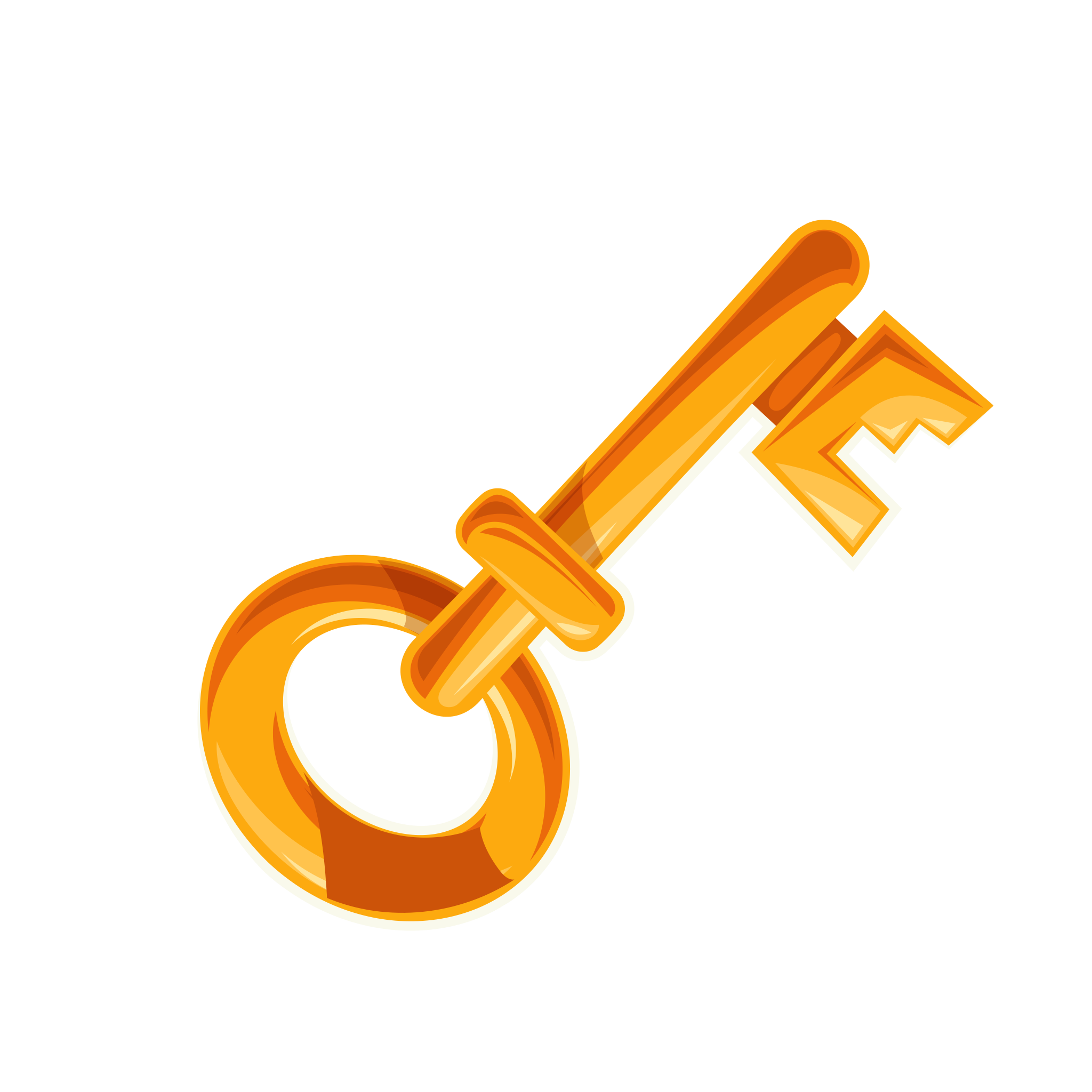 Antique Key Gold File Transparent PNG Image