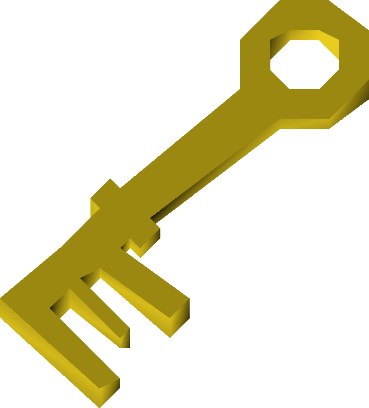 Antique Key Gold Transparent PNG Image