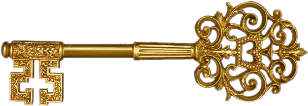 Key Gold Transparent PNG Image