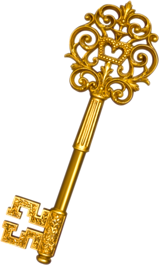 Key Gold Transparent PNG Image