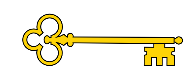 Key Gold Transparent PNG Image