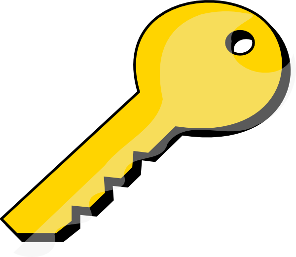 Vector Key Gold Transparent PNG Image