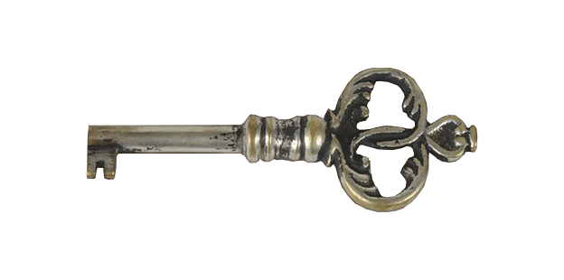 House Silver Key Transparent PNG Image