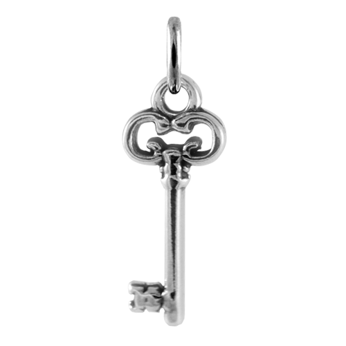 Silver Key Transparent PNG Image