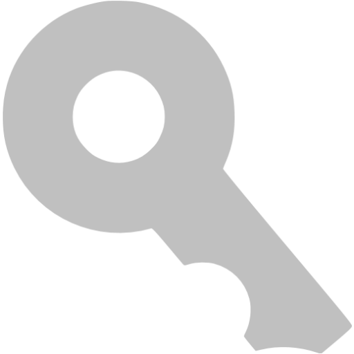 Vector Silver Key Transparent PNG Image