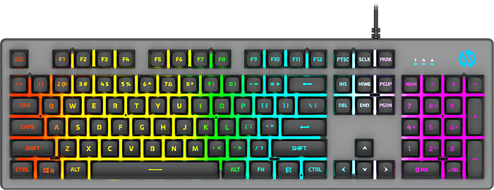 Gaming Neon Keyboard Transparent PNG Image