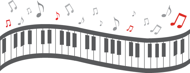 Vector Music Keyboard Transparent PNG Image