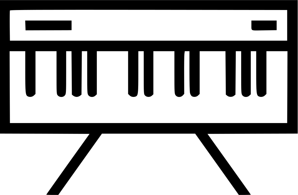 Vector Music Keyboard Transparent PNG Image