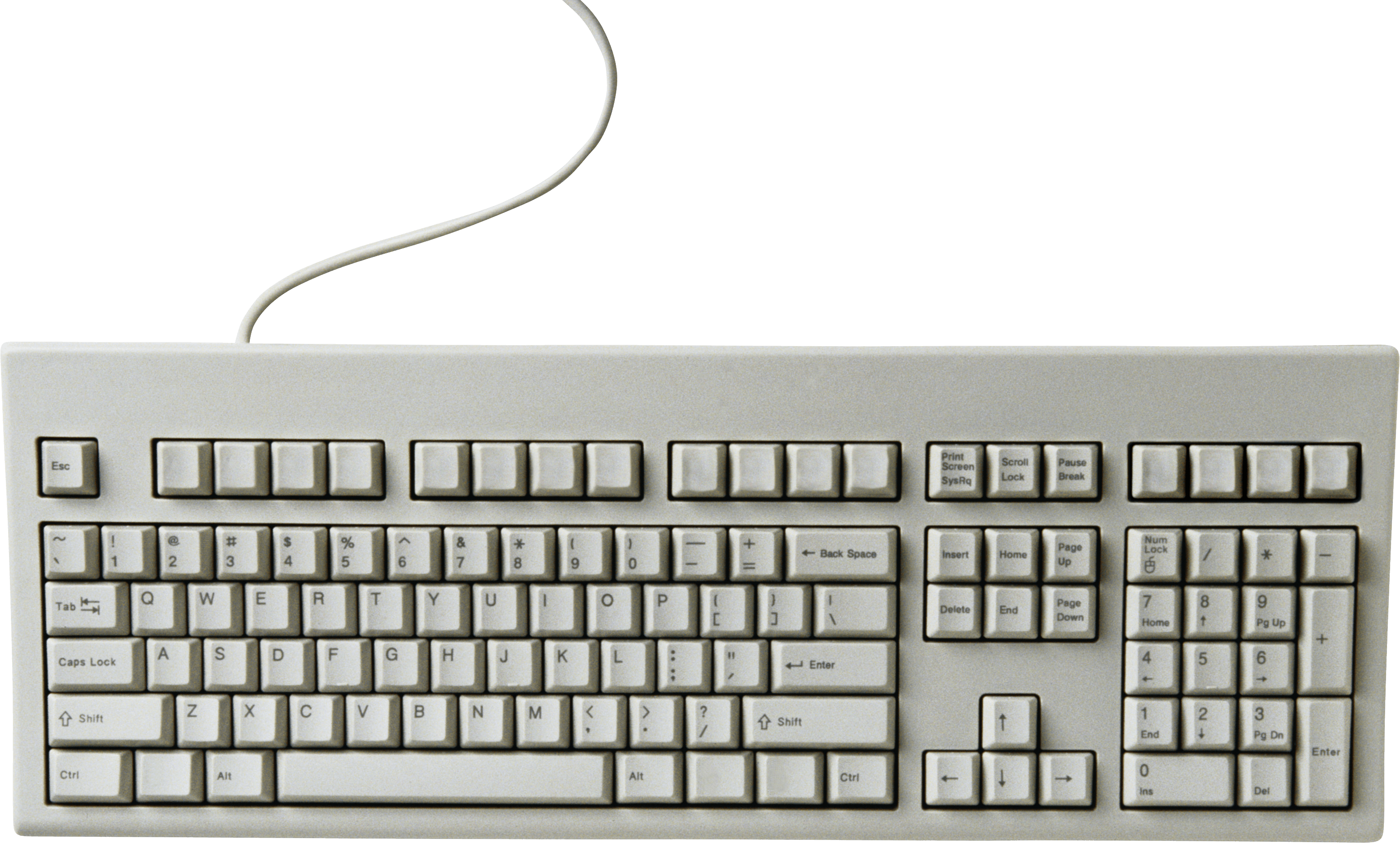 Keyboard Transparent PNG Image
