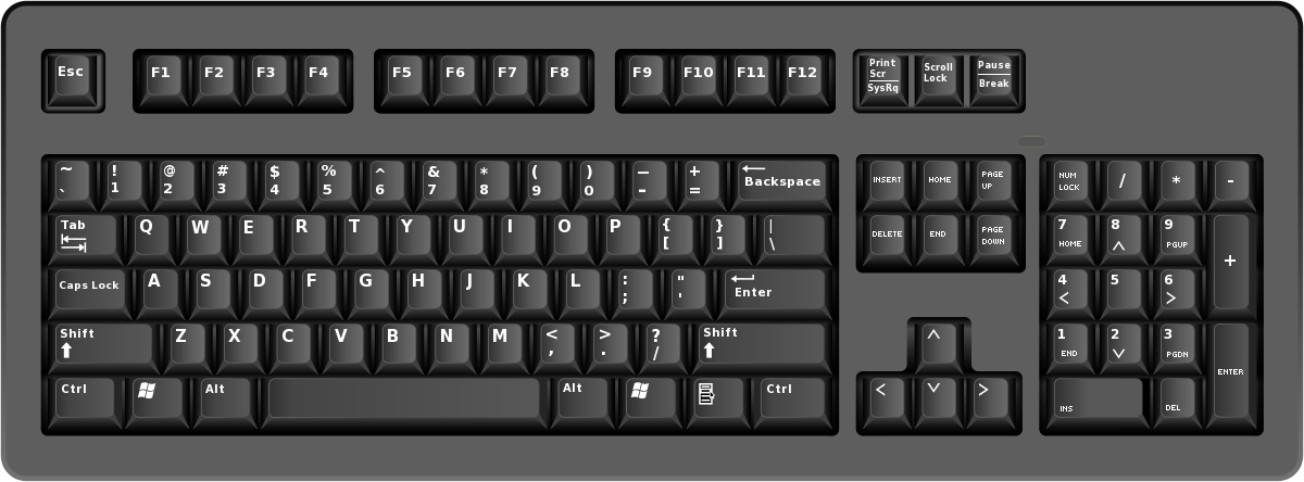 Keyboard Transparent PNG Image