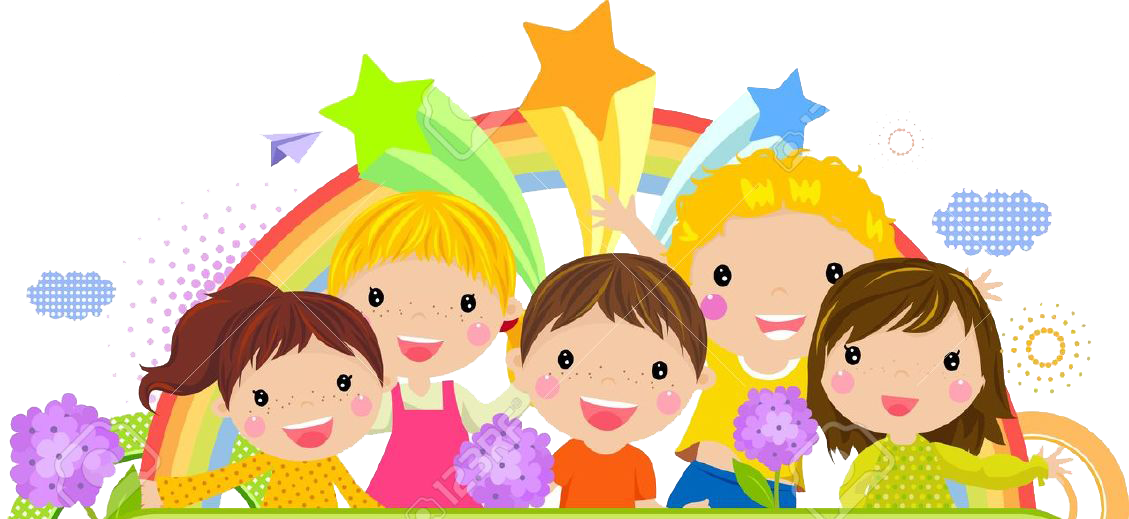 Cute Kids Background Transparent PNG Image