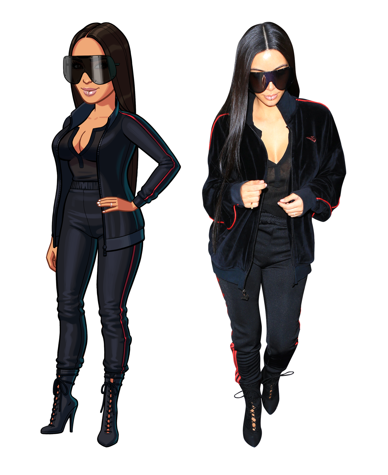 Kardashian Kim Transparent PNG Image