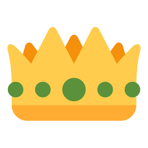 Golden Crown King Transparent PNG Image