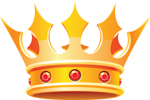 Golden Crown King Transparent PNG Image