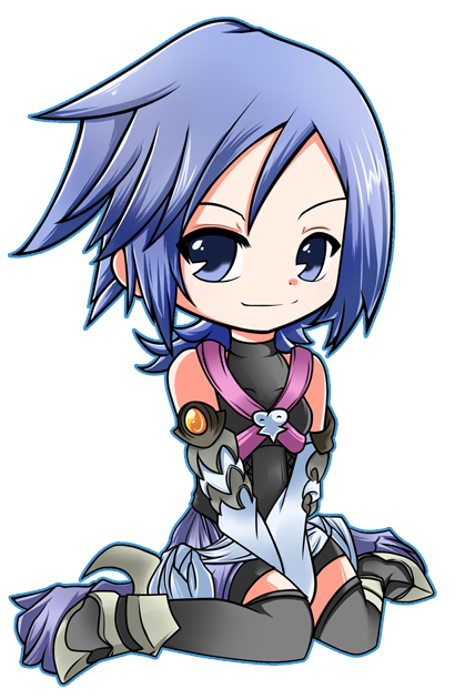 Kingdom Hearts Aqua Transparent PNG Image