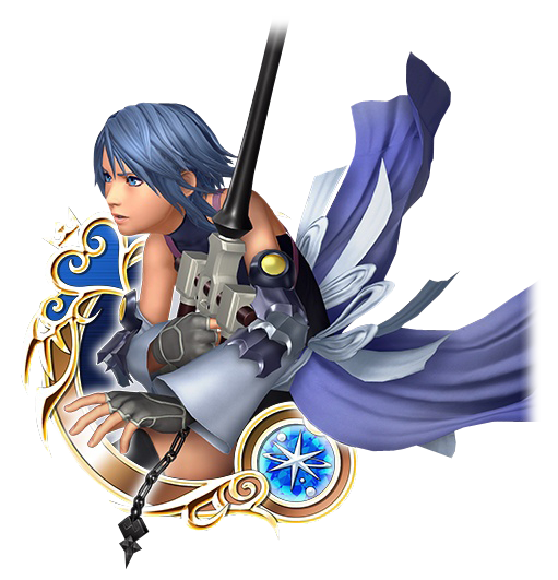Kingdom Hearts Aqua Transparent PNG Image