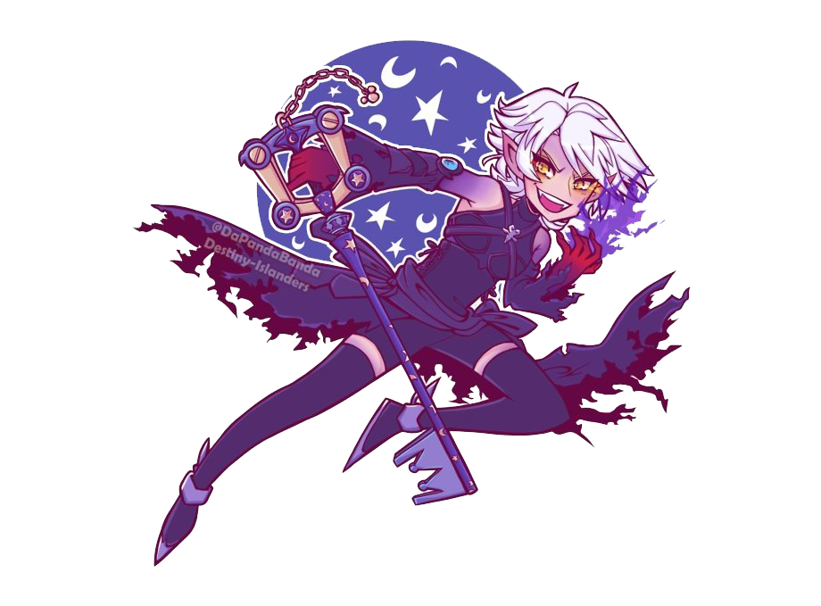 Kingdom Hearts Aqua Transparent PNG Image