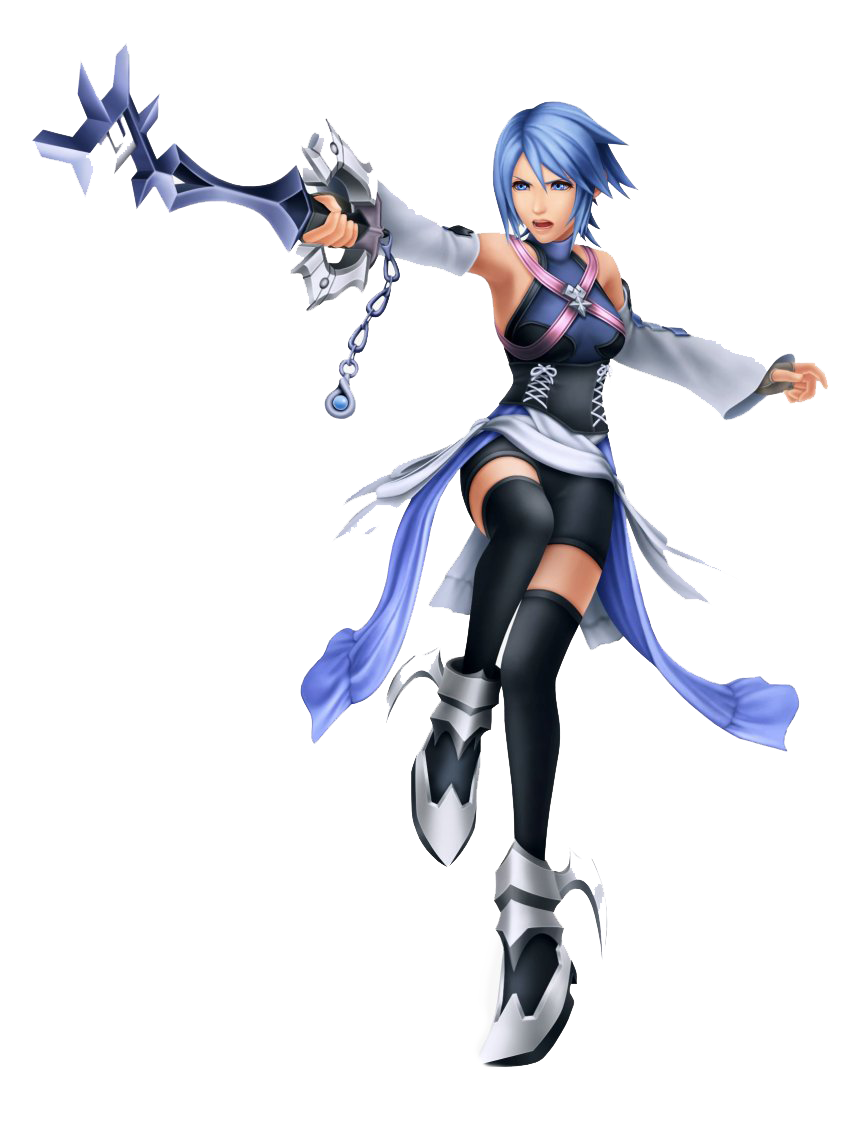 Kingdom Hearts Aqua Transparent PNG Image