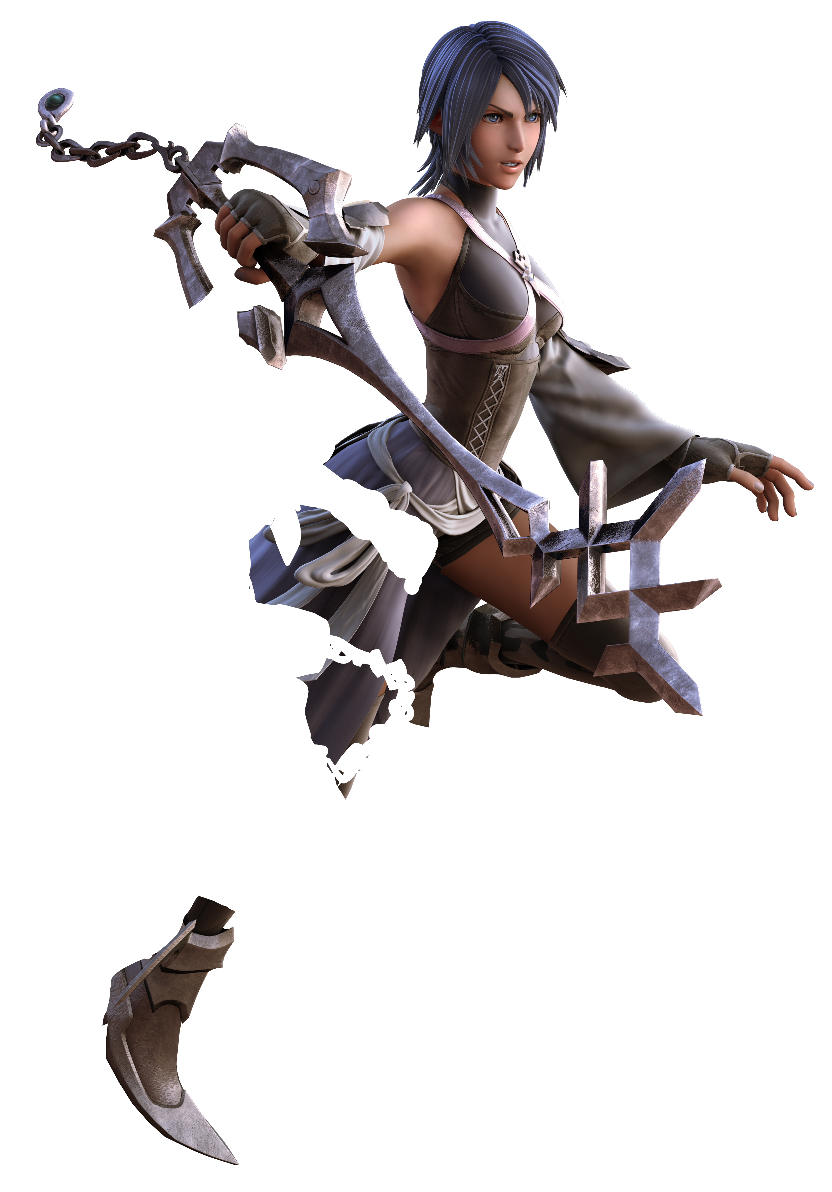 Kingdom Hearts Aqua Transparent PNG Image