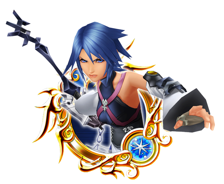 Kingdom Hearts Aqua Transparent PNG Image