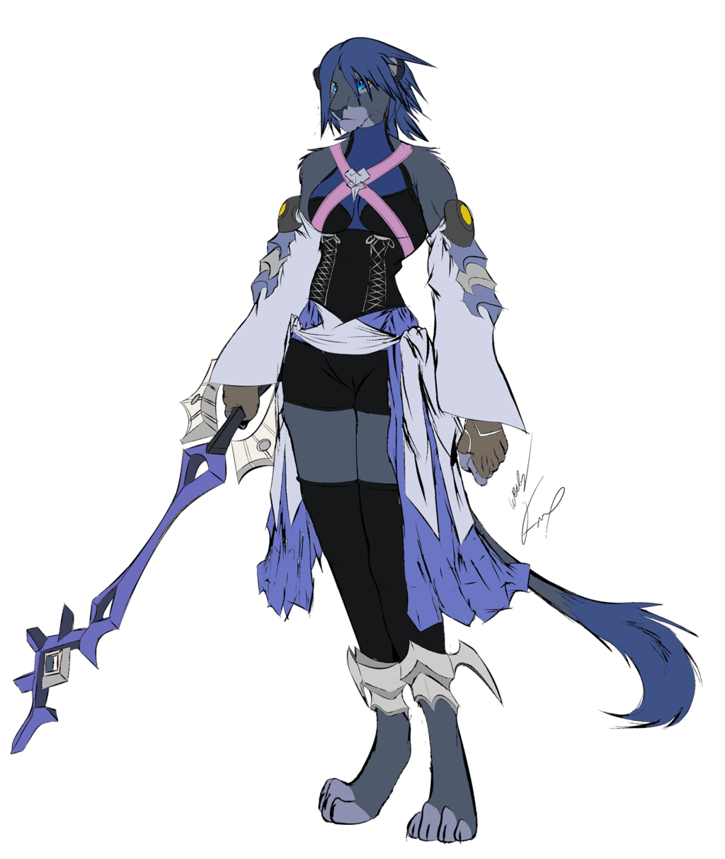 Kingdom Hearts Aqua File Transparent PNG Image
