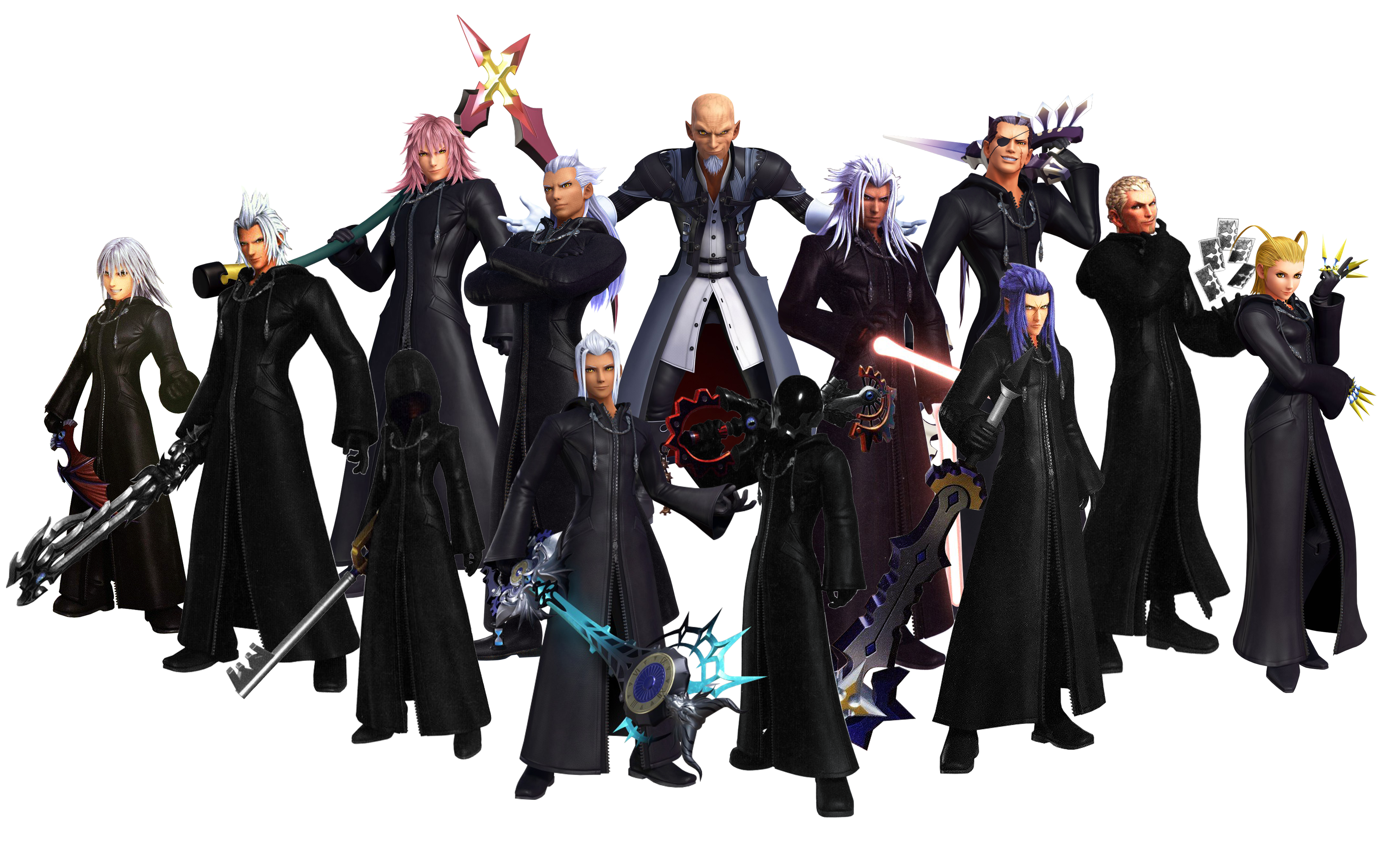 Kingdom Hearts Xiii Organization Transparent PNG Image