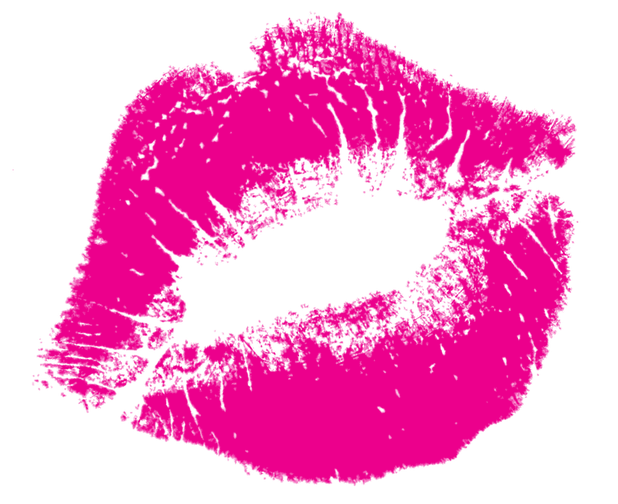 Pink Kiss Transparent PNG Image
