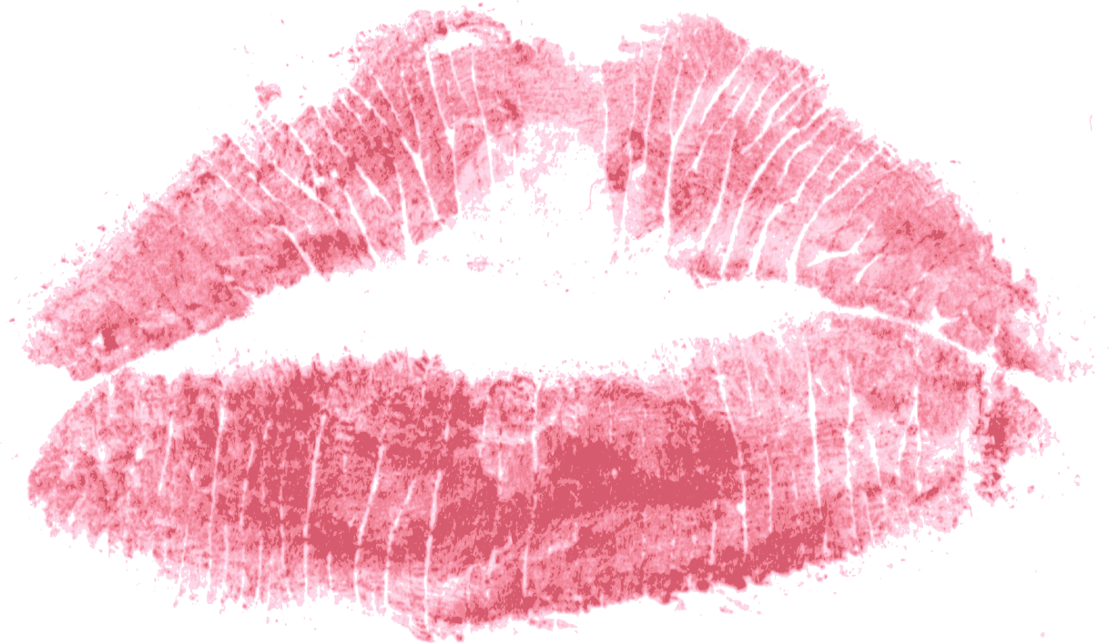 Pink Kiss Transparent PNG Image