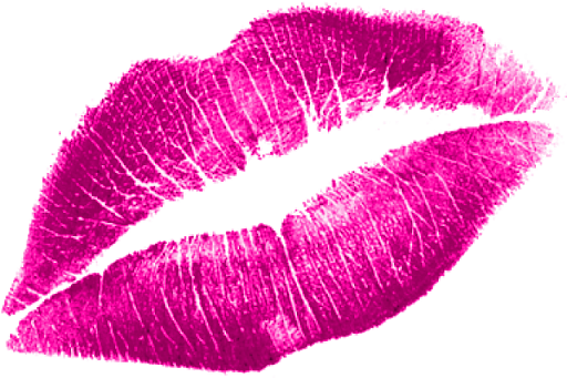 Pink Kiss Transparent PNG Image