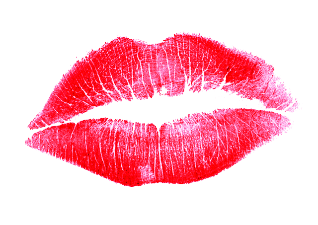 Lipstick Kiss Background Transparent PNG Image