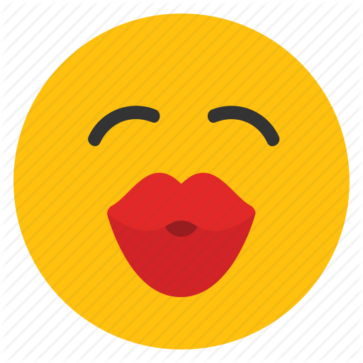 Kiss Smiley Transparent PNG Image