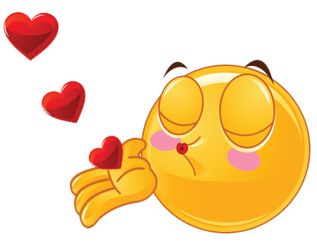 Kiss Smiley Transparent PNG Image