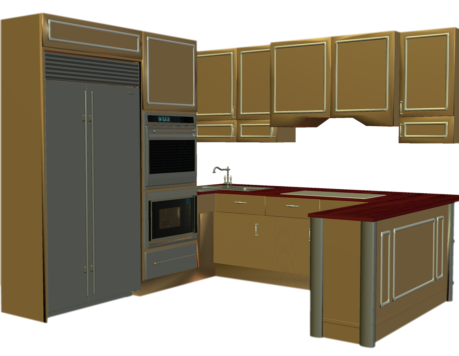 Modern Kitchen Transparent PNG Image