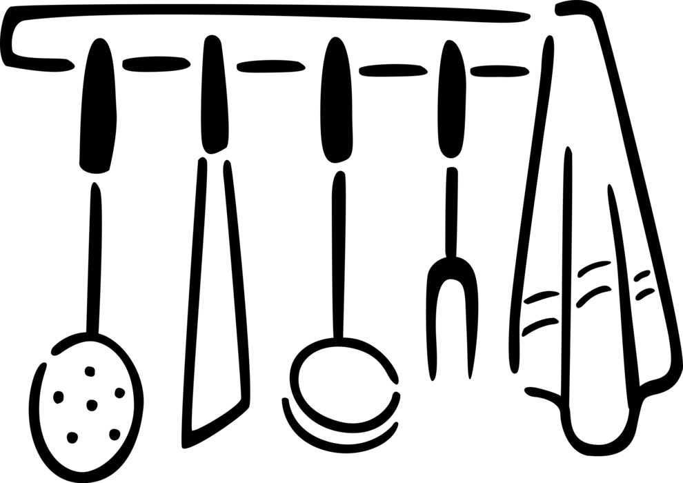Tools Silhouette Kitchen Transparent PNG Image