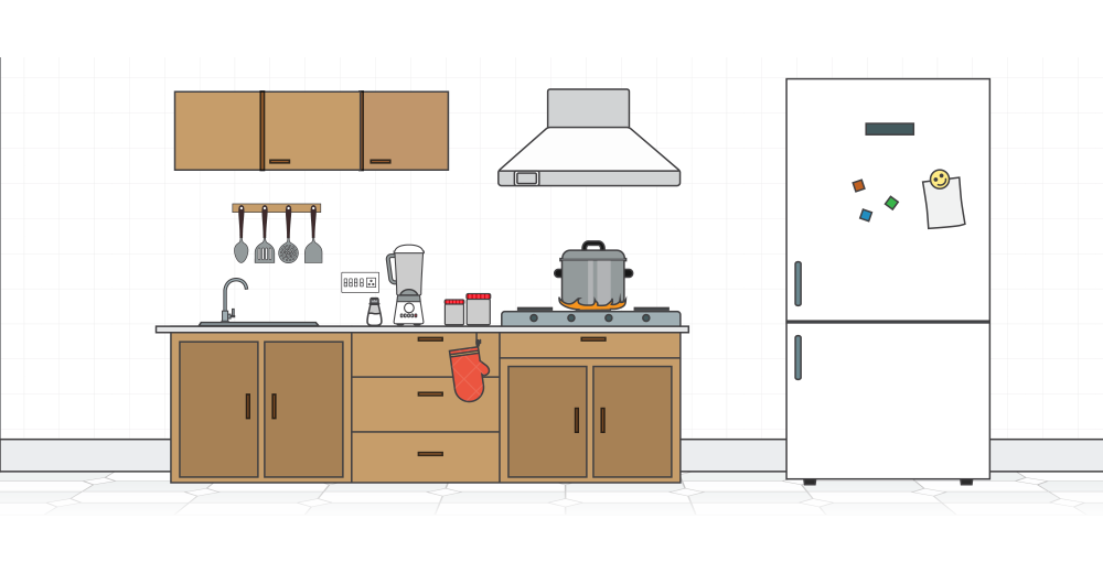 Vector Kitchen Transparent PNG Image